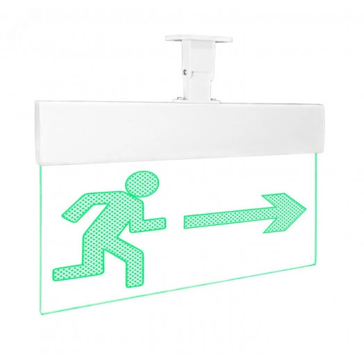 Оповещатель световой Молния-12 Ультра Человек вправо стрелка зеленые светодиоды