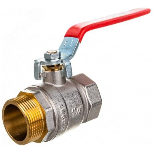 Кран шаровой 1 1/4 ВН/НР, ручка рычаг