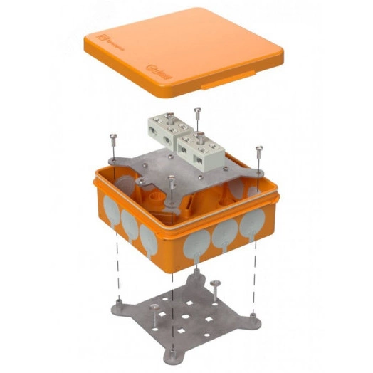 Коробка огнестойкая разветвительная для о/п двухкомпонентная 60-0303-FR6.0-4-4-Р Е15-Е60 100х100х40