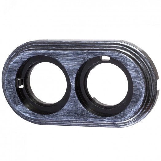 Лизетта Рамка 2-х постовая, пластик, Серебряный Век