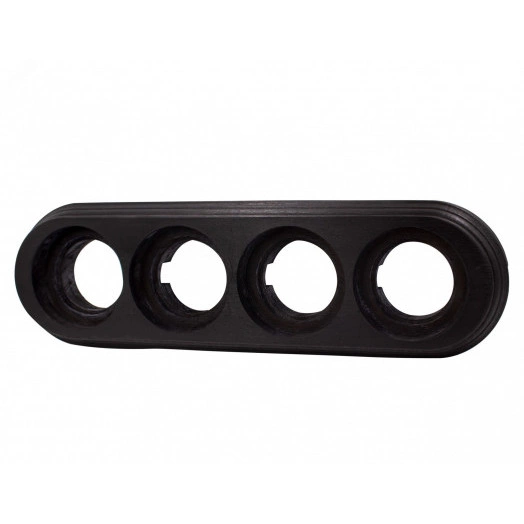 Лизетта Рамка 4 постовая (Угольно-черный на бревно 220мм)