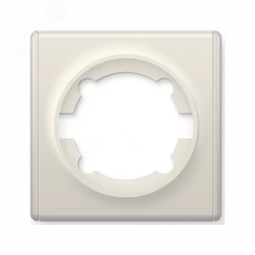 Рамка одинарная, цвет бежевый (серия Florence)