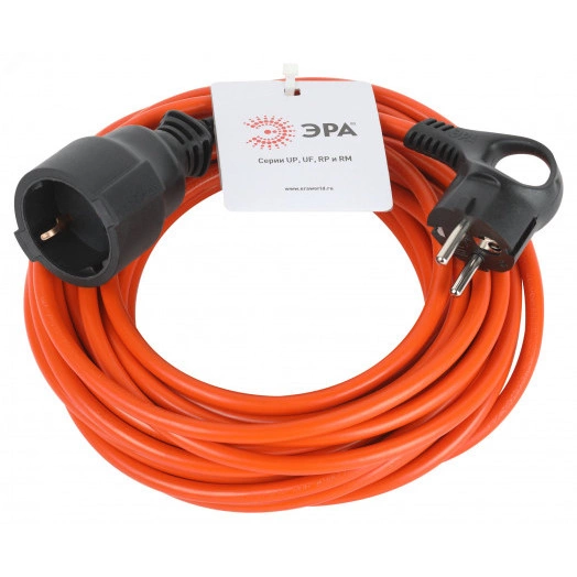 Удлинитель силовой UPx-1e-3x1-10m в бухте с заземлением 1 розетка 10м ПВС 3х1мм2