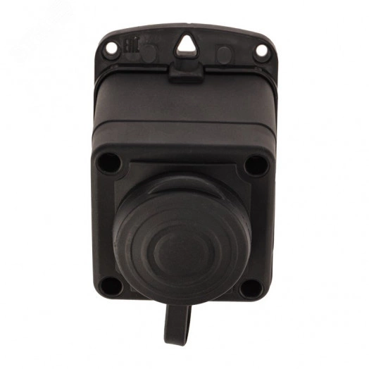 Розетка влагозащищенная с крышкой (панельная), с/з, с/у, 16 А, IP54, REXANT