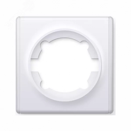 Рамка одинарная, цвет белый (серия Florence)