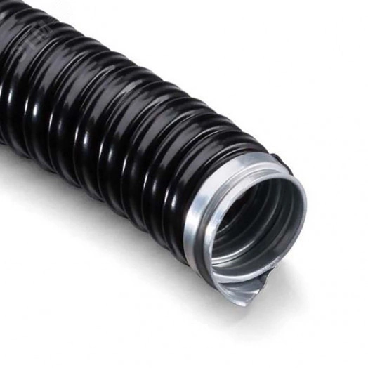 Металлорукав в ПВХ изоляции МРПИнг-38 (бухта 20 м/уп.) черный
