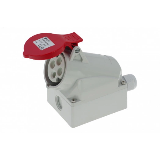 Розетка настенная 16A/400V/3P+E/IP44