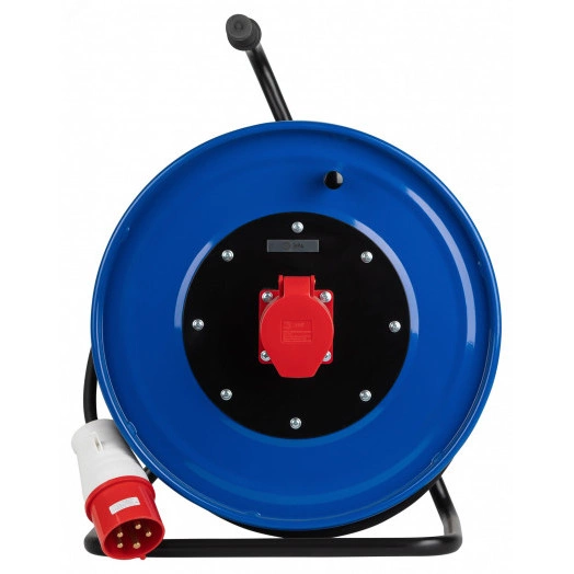 Удлинитель силовой IND380-RM-1e-5x4-10m-IP44 на 380В на катушке 1 розетка CEE 5P 10м КГ 5х4 32A IP44