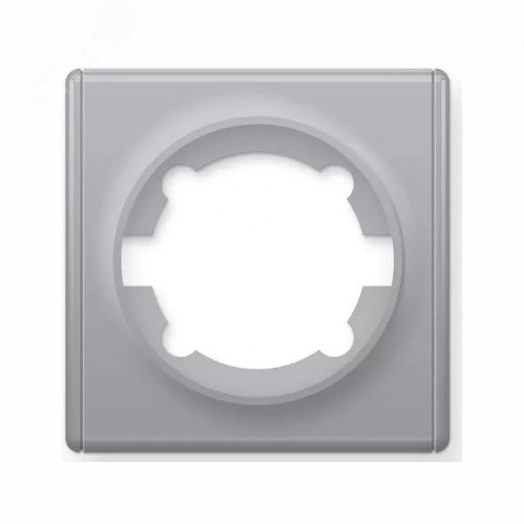 Рамка одинарная, цвет серый (серия Florence)