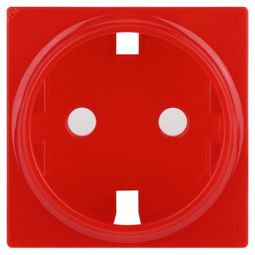 Накладка для розетки Серия 12 12-6301-23 на 12-2101, 12-2102, 14-2101, 14-2102 сменная, красный