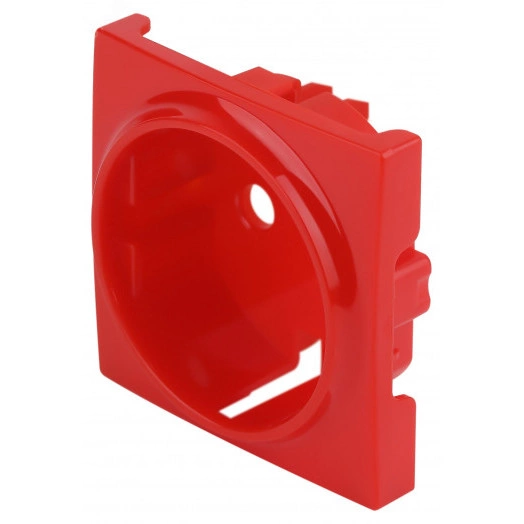 Накладка для розетки Серия 12 12-6301-23 на 12-2101, 12-2102, 14-2101, 14-2102 сменная, красный