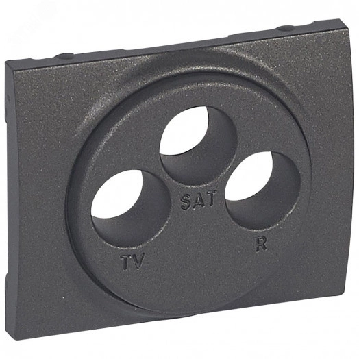 Galea Life Панель лицевая для розетки телевизионной TV RD SAT dark bronze