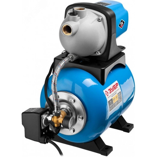 Насосная станция автоматическая НАС-М3-800 ЗУБР, бак 20 л, 800 Вт