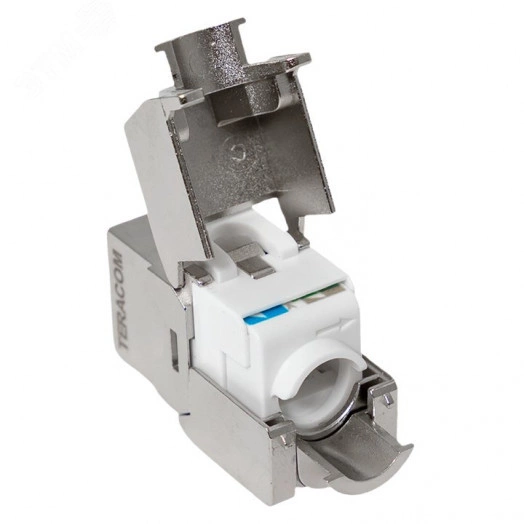 Модуль Keystone TERACOM PRO Cat.5E экран. STP 110 IDC 180 град. самозажимной (Toolless)