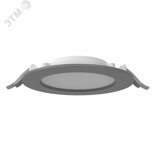 Светильник светодиодный DL-01 Slim 160 мм 25 Вт 3000 К CRI90 176х39 мм IP65/40 RAL7045 серый с рассеивателем опал аварийный автономный постоянного действия