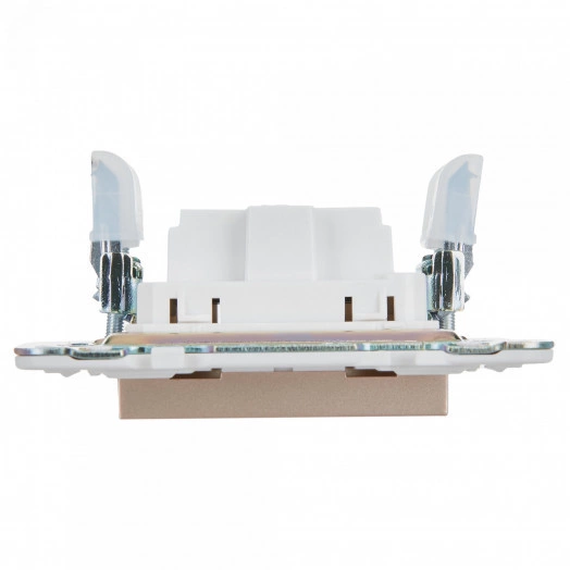 SKANDY Розетка без заземления без защитных шторок 10А SK-R02Sa песочный IEK