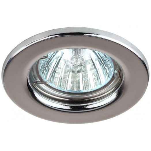 Светильник ST1 CH 50Вт MR16 12В точечный штампован. хром. ЭРА C0043799