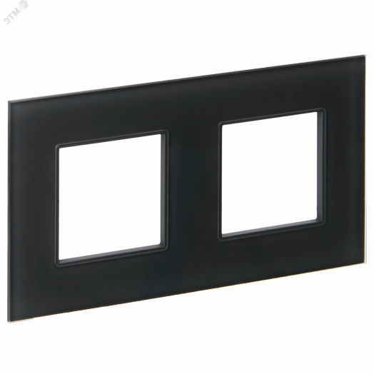 SKANDY Рамка 2-местная SK-F22G стекло графит IEK