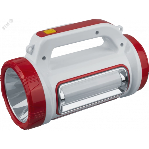 Фонарь светодиодный NPT-SP29-ACCU прожектор кемпинг 1LED 3Вт+3COB LED 15Вт li-ion 1,8Ач