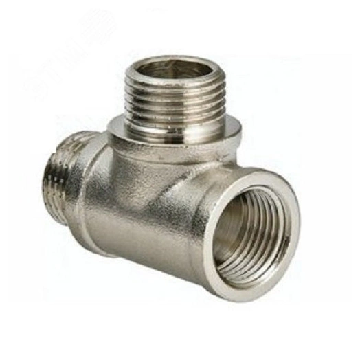 Тройник ВНН 1/2'х1/2'х1/2' переходной, никелированный, уп