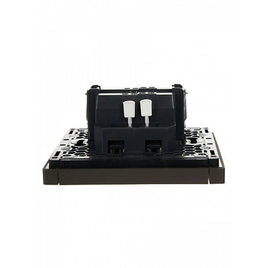 FORTE&PIANO Выключатель 1-клавишный проходной с индикацией 10А FP304 серый IEK