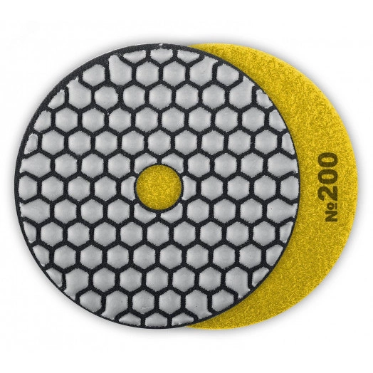 Круг алмазные гибкий шлифовальный (Черепашка) для сухого шлифования, 100мм, №200