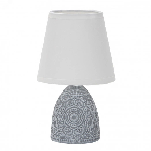 Светильник настольный декоративный под лампу Е14 40W Механический выключатель Темно-серый UML-B301 E14 DARK GREY