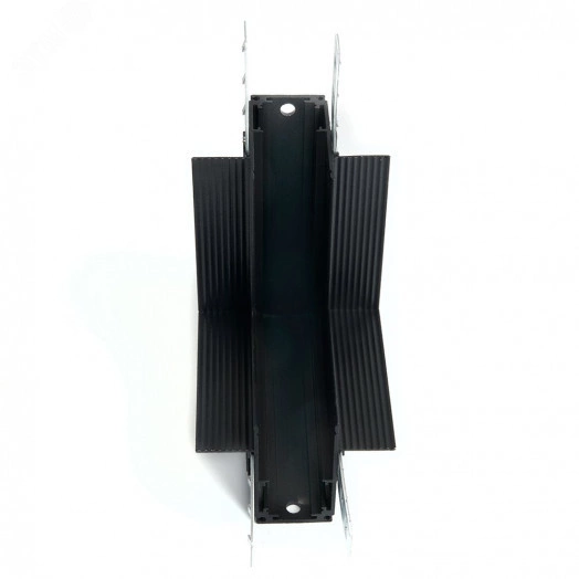 Соединитель угловой внутренний черный для низковольтного встраиваемого шинопровода