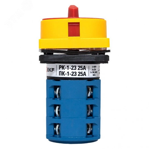 Переключатель кулачковый ПК-1-13 25А 3P (0-1) с блокировкой IP65 EKF PROxima
