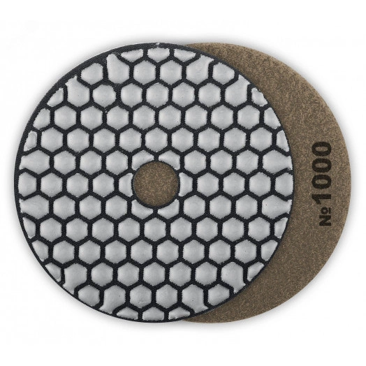 Круг алмазные гибкий шлифовальный (Черепашка) для сухого шлифования, 100мм, №1000