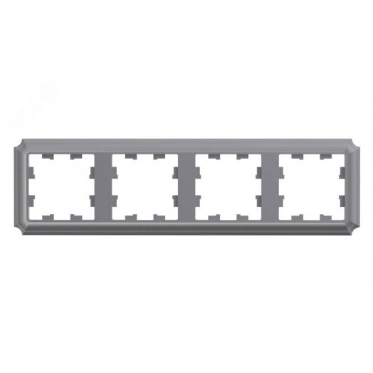 ATLASDESIGN ANTIQUE 4-постовая рамка, универсальная, СТАЛЬ