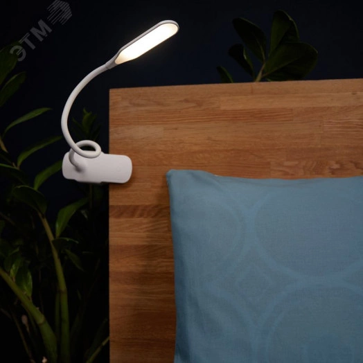 Светильник LED настольный заряжаемый Click 4 Вт 4000 К диммируемый 3 ступени на прищепке