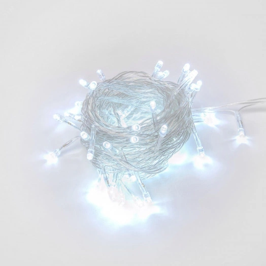 Гирлянда светодиодная 25м 20 светодиодов Провод прозрачный ULD-S0250-020/STA WHITE IP20