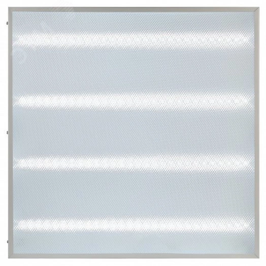 Светильник светодиодный с проводом, рассеиватель призма 38Вт 4000К 3990Лм 595х595x40 SPO-910-1-40K-038