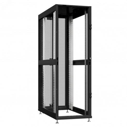 Шкаф серверный 48U 600х1200 передняя дверь: без. задняя дверь: двустворчатая перфорированная IP20. боковые панели: без. цвет: черный RAL9005 