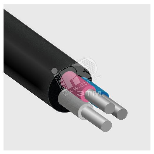 Кабель АВВГ 3х10ок(N.PE)-0.66