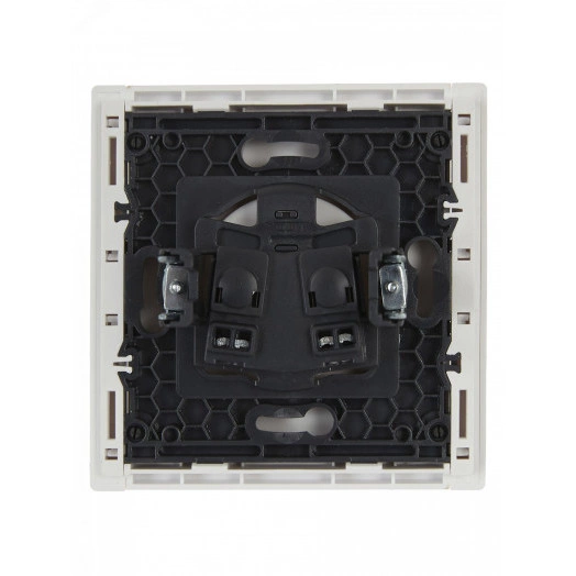 FORTE&PIANO Розетка 1-местная без заземления без защитных шторок винтовое крепление 10А FP218 белый IEK