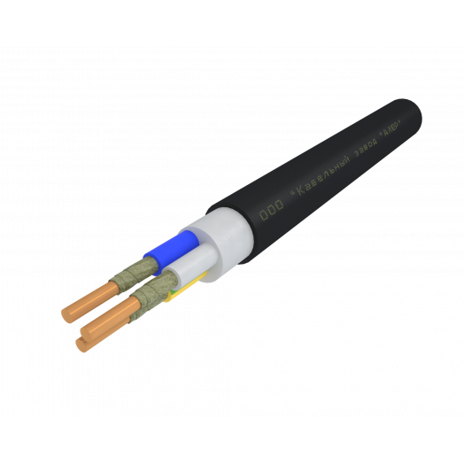 Кабель силовой ВВГнг(А)-FRLS 3х2.5 (N.PE)-0.66 однопроволочный бухта 100м