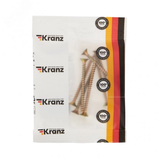 Саморез универсальный 5х60, желтый цинк, пакет (10шт.)