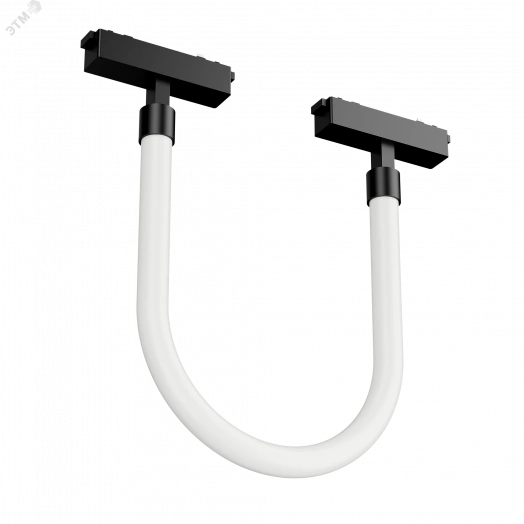 Светильник светодиодный трековый подвесной Flex Tube Opal L500 для магнитной системы Galakti 244x26x315 мм 8 Вт 4000 K 360 град CRI>95 черный