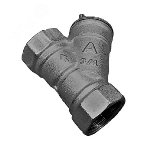 Фильтр ВВ 3/4' сетчатый, косой, латунь, уп