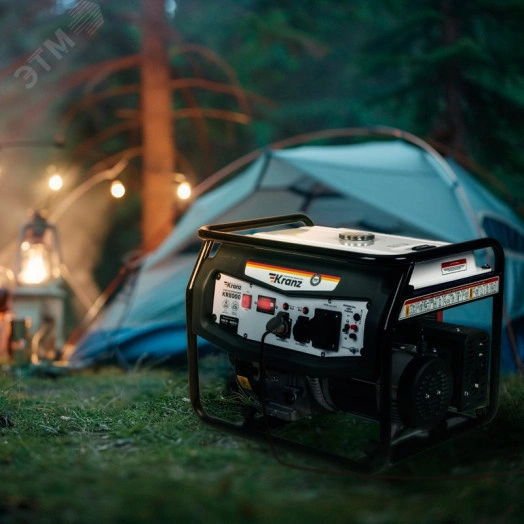 Генератор бензиновый KR8000, 8кВт, 25л, ручной старт