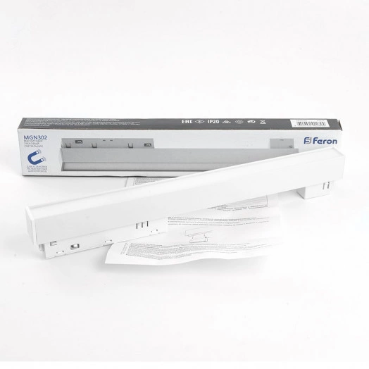 Светильник светодиодный трековый магнитный на шинопровод ДПО-12w 4000К 960Лм 48v белый