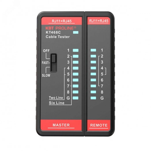 LAN-тестер кабельный KT 468С серия PROLINE