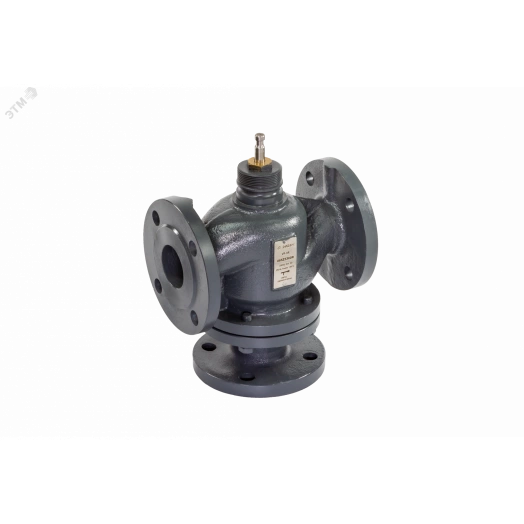клапан регулирующий vf-3r pn16 dn 250 kvs630 t150, 3-х ход. смеш. седельный фланец чугун
