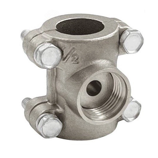 Обойма-тройник ремонтная никель, ВР 3/4х1/2х3/4 (40/10) К