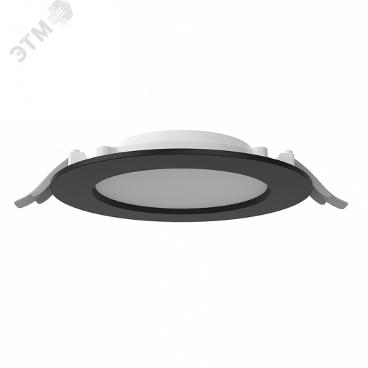 Светильник светодиодный ДВО-DL-01 Slim 15Вт 3000К 176х39 мм IP65/40 черный опал DALI