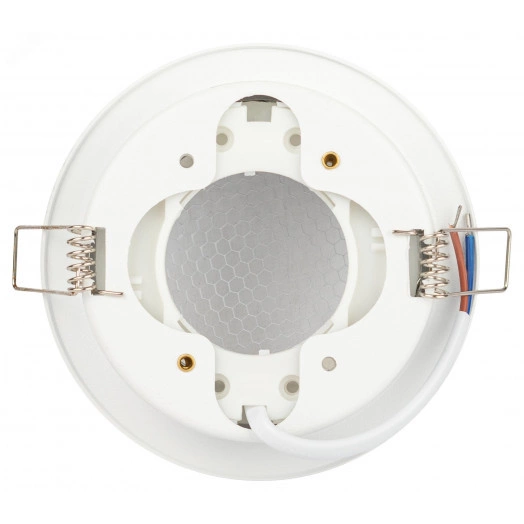 Светильник встраиваемый под лампу GX53 ЭРА KL111 WH/SL белый/серебро матовый