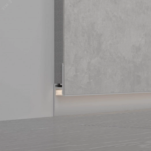 Профиль PLINTUS-FANTOM-H20-2000 WHITE (Алюминий)