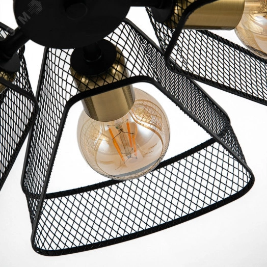 Люстра Подвесная Arte Lamp MAASYM A7044PL-6BK 6*E27 Металл Чёрный